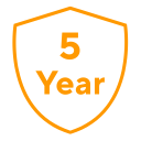 5-Year Warranty & Ongoing Support